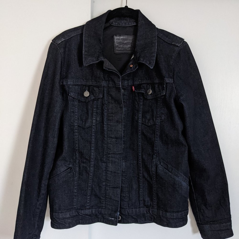 Levi's dark wash jean jacket